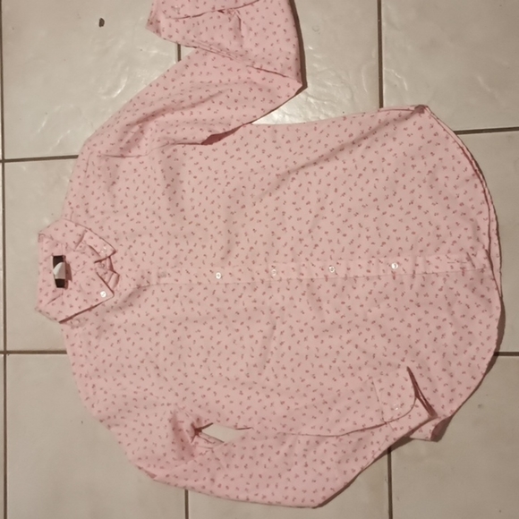 90S Ditsy Floral Buttondown Vtg - Picture 2 of 3